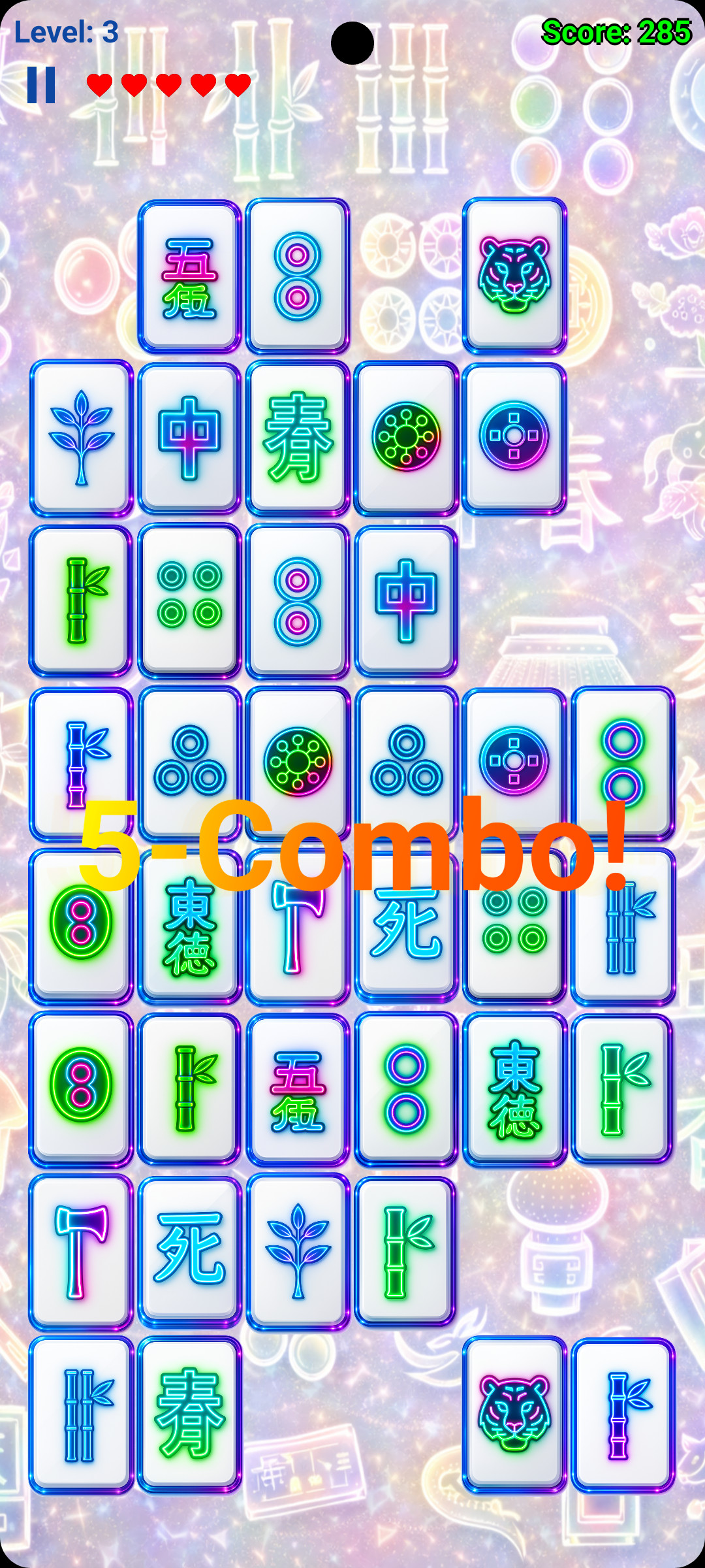 Game Board Half Solved